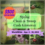 Spring Clean & Sweep cash Giveaway