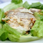 Romaine Salad With Chicken And PIne Nuts via http://lifeovereasy.com/