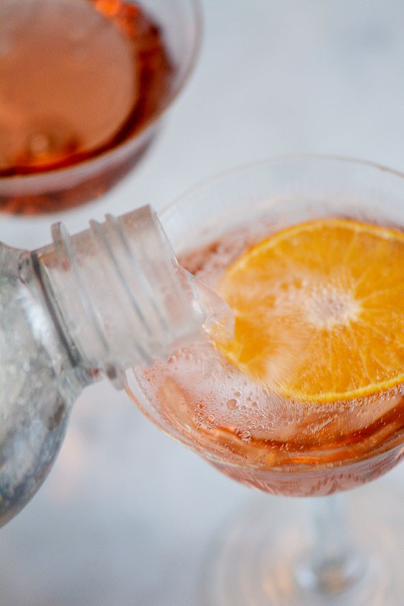 Make a Virgin Cosmo with the SodaStream Power! Recipe via http://lifeovereasy.com/